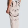 Balmain Couture printed two-tone beach wrap
