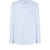 Balmain Écusson embroidered cotton shirt Balmain Écusson embroidered cotton shirt