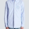 Balmain Écusson embroidered cotton shirt Balmain Écusson embroidered cotton shirt