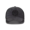 Balmain Écusson embroidered denim cap