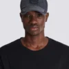Balmain Écusson embroidered denim cap
