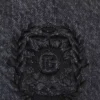 Balmain Écusson embroidered denim cap