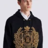Balmain Écusson embroidered hoodie Balmain Écusson embroidered hoodie