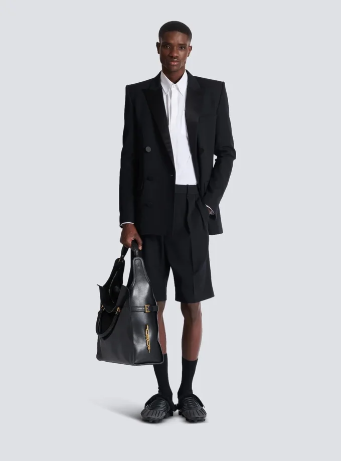Balmain Écusson embroidered poplin shirt Balmain Écusson embroidered poplin shirt