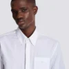 Balmain Écusson embroidered poplin shirt Balmain Écusson embroidered poplin shirt