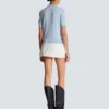 Balmain Emblème-embroidered knit top Balmain Emblème-embroidered knit top