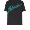 Balmain Lettre flocked T-shirt Balmain Lettre flocked T-shirt