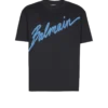 Balmain Lettre flocked T-shirt Balmain Lettre flocked T-shirt