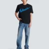Balmain Lettre flocked T-shirt Balmain Lettre flocked T-shirt
