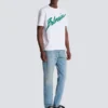 Balmain Lettre flocked T-shirt Balmain Lettre flocked T-shirt