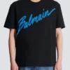 Balmain Lettre flocked T-shirt Balmain Lettre flocked T-shirt