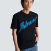 Balmain Lettre flocked T-shirt Balmain Lettre flocked T-shirt