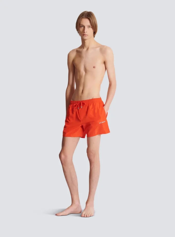 Balmain logo swim shorts Balmain logo swim shorts