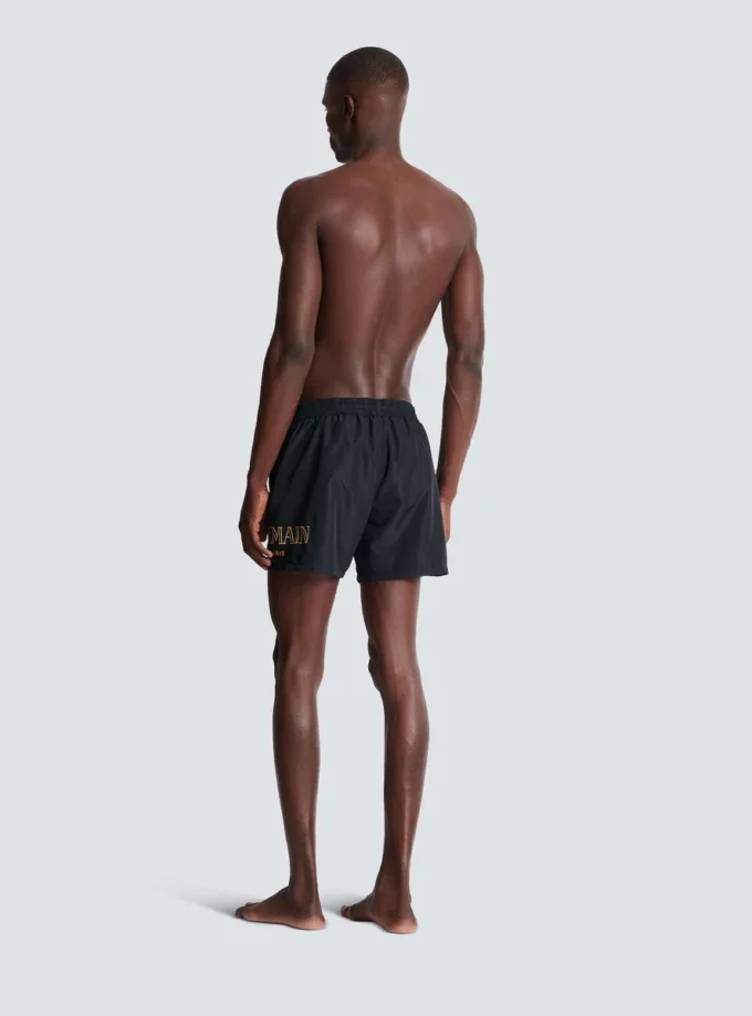 Balmain logo swim shorts Balmain logo swim shorts
