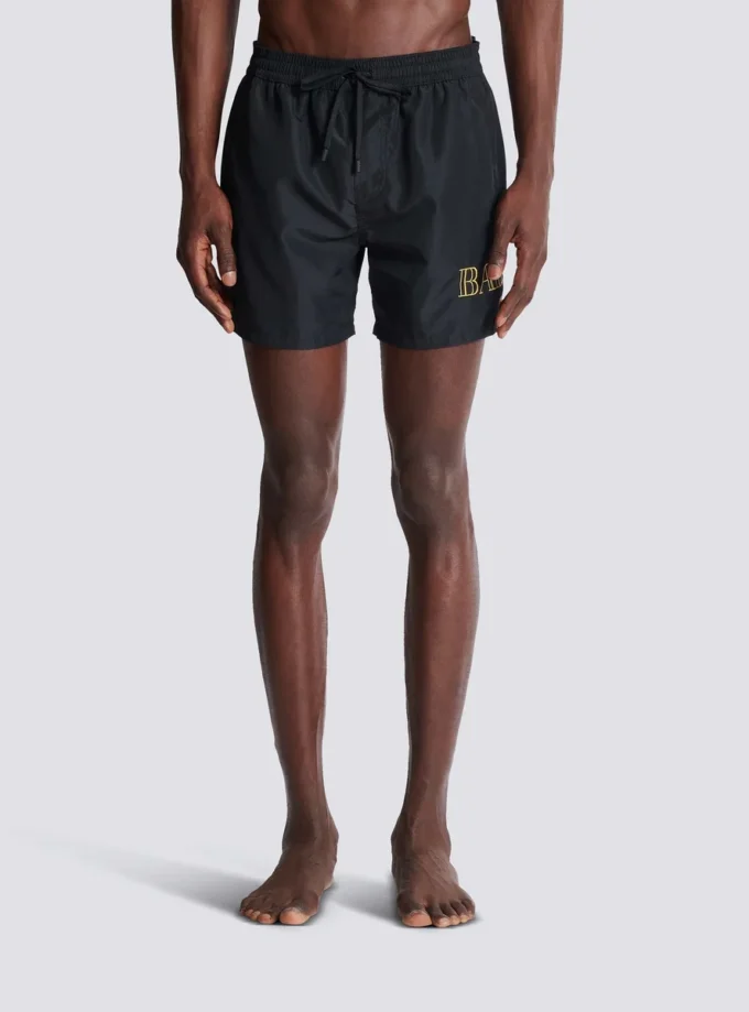 Balmain logo swim shorts Balmain logo swim shorts