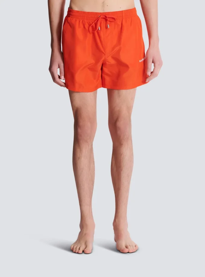 Balmain logo swim shorts Balmain logo swim shorts