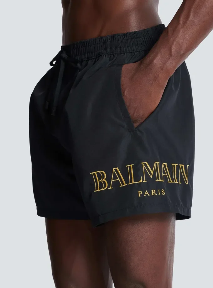 Balmain logo swim shorts Balmain logo swim shorts