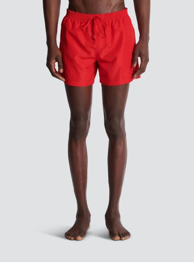 Balmain Paris embroidered swim shorts Balmain Paris embroidered swim shorts