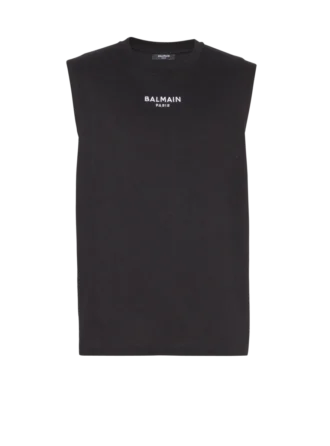 Balmain Paris embroidered vest top