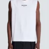 Balmain Paris embroidered vest top