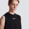 Balmain Paris embroidered vest top