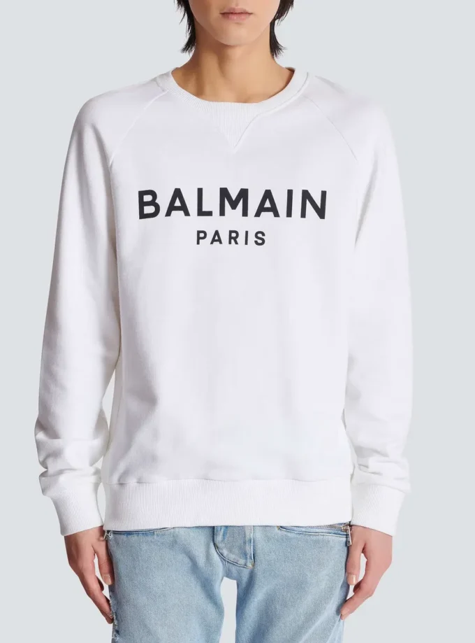 Balmain Paris printed sweatshirt