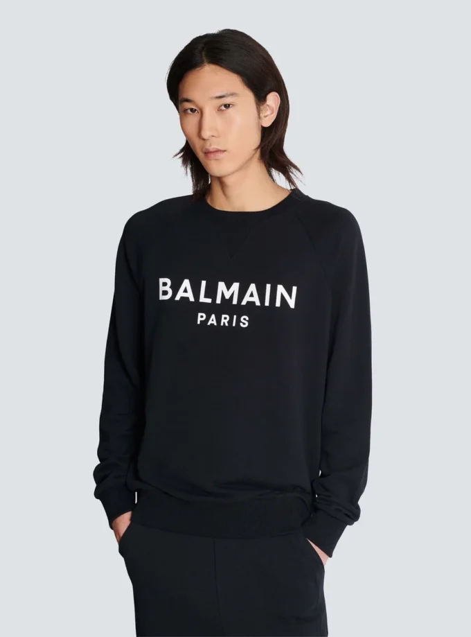 Balmain Paris printed sweatshirt