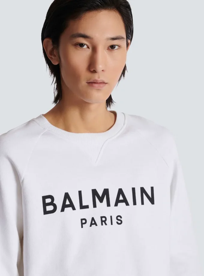 Balmain Paris printed sweatshirt