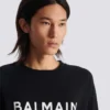 Balmain Paris printed sweatshirt