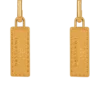 Balmain Signature Tubular earrings