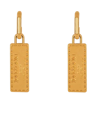 Balmain Signature Tubular earrings