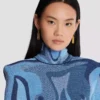 Balmain Signature Tubular earrings