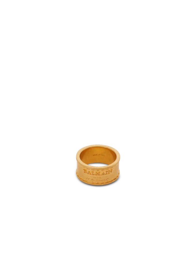 Balmain Signature Tubular ring