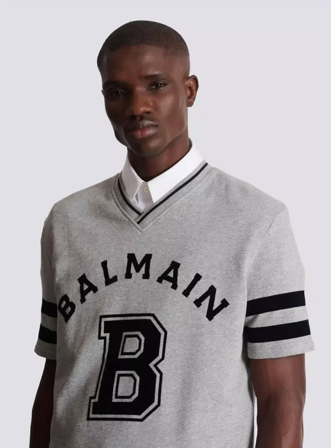 Balmain Sport V-neck T-shirt Balmain Sport V-neck T-shirt