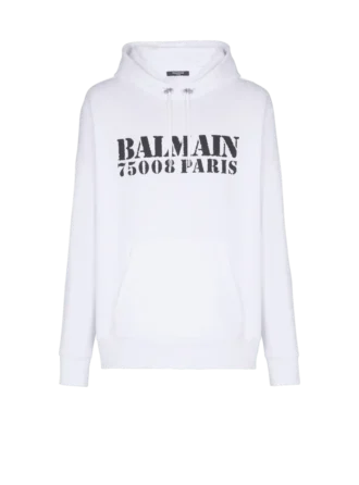 Balmain Stamp printed hoodie