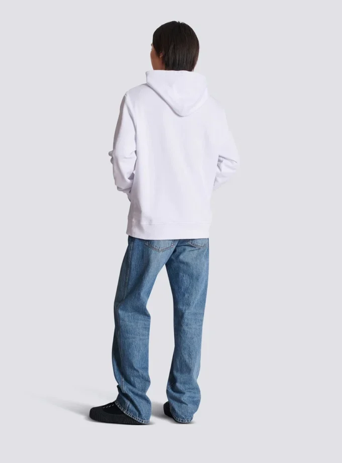Balmain Stamp printed hoodie