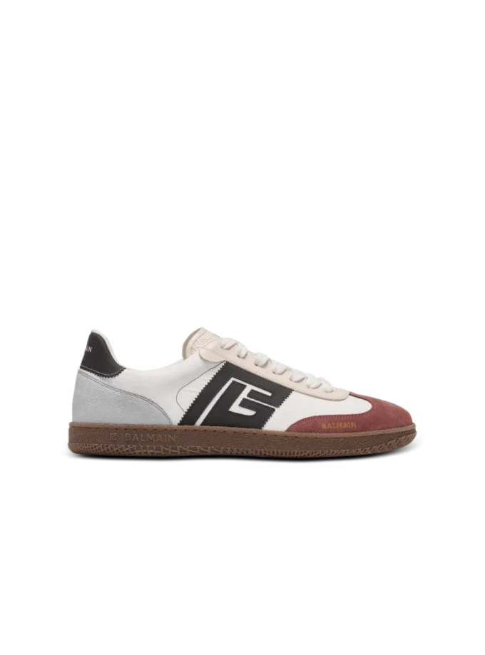 Balmain Swan suede and nylon trainers Balmain Swan suede and nylon trainers