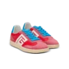 Balmain Swan suede and nylon trainers