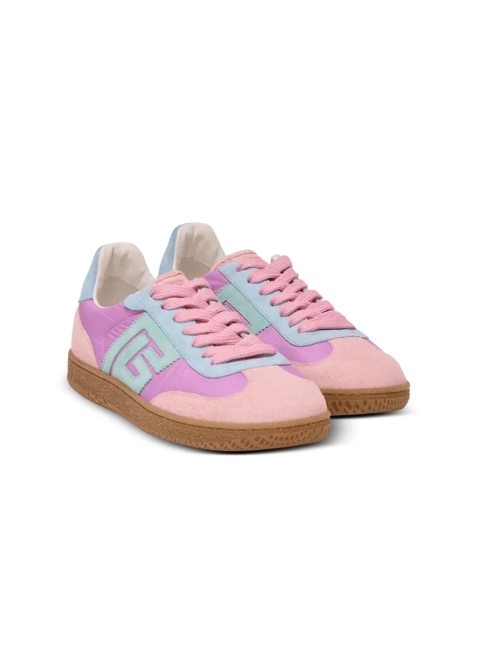 Balmain Swan suede and nylon trainers Balmain Swan suede and nylon trainers
