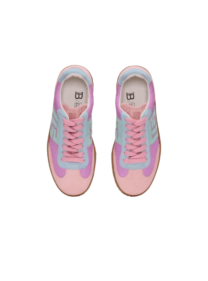 Balmain Swan suede and nylon trainers Balmain Swan suede and nylon trainers