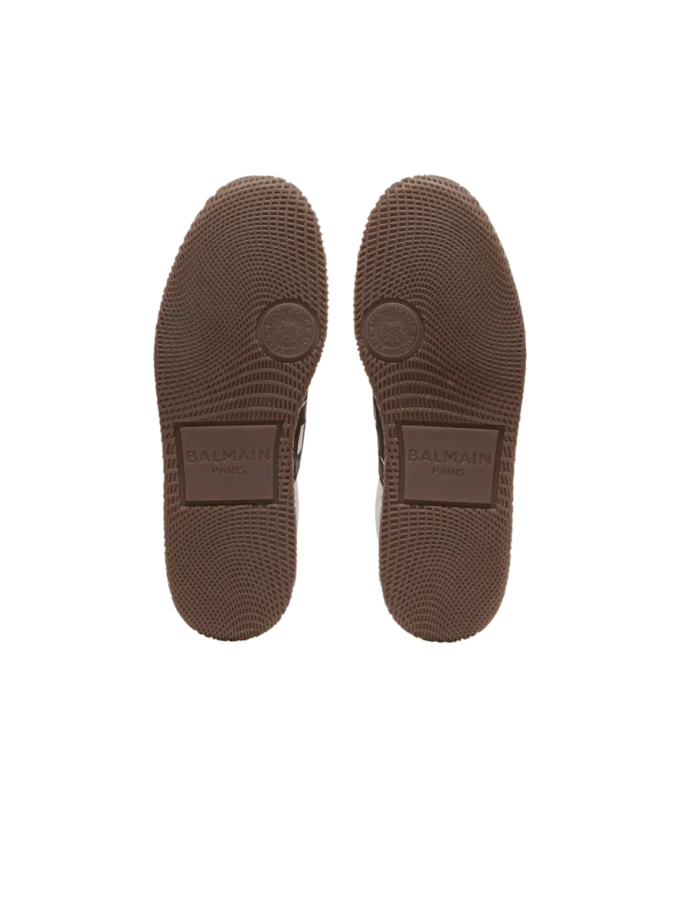 Balmain Swan suede and nylon trainers Balmain Swan suede and nylon trainers