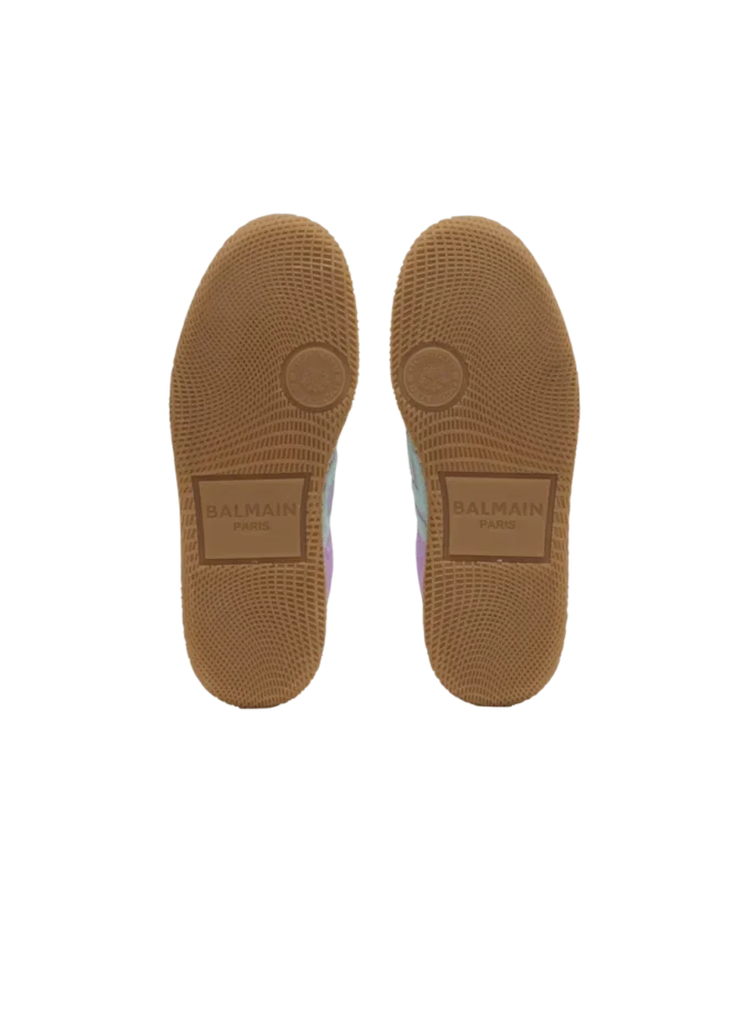 Balmain Swan suede and nylon trainers Balmain Swan suede and nylon trainers
