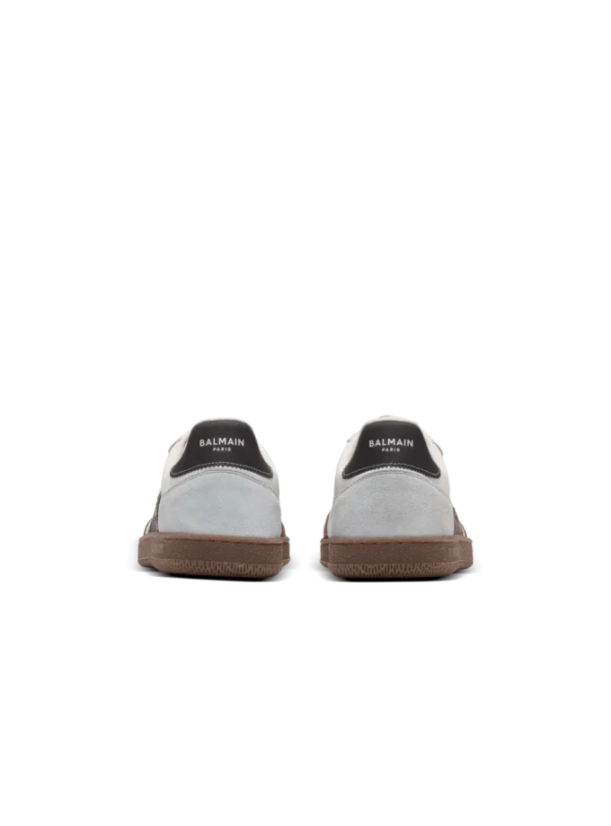 Balmain Swan suede and nylon trainers Balmain Swan suede and nylon trainers