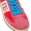 Balmain Swan suede and nylon trainers
