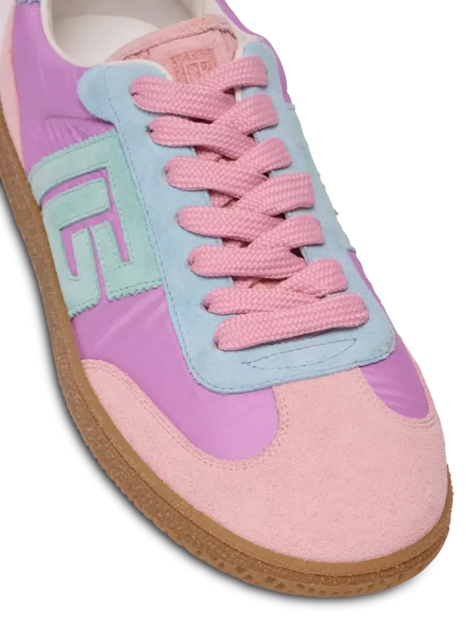 Balmain Swan suede and nylon trainers Balmain Swan suede and nylon trainers