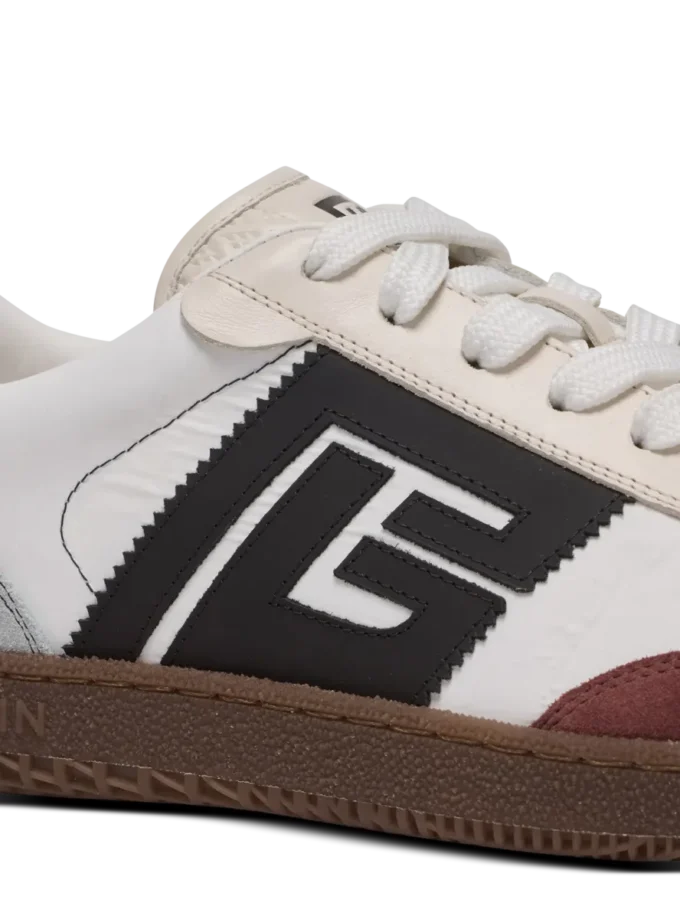 Balmain Swan suede and nylon trainers Balmain Swan suede and nylon trainers
