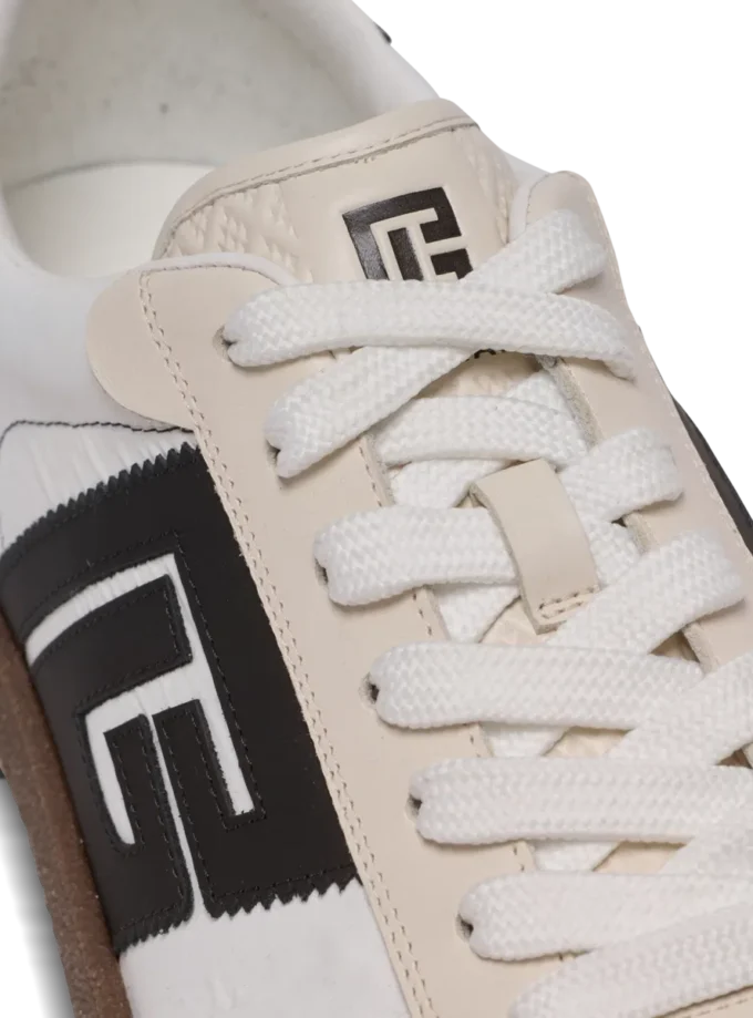 Balmain Swan suede and nylon trainers Balmain Swan suede and nylon trainers