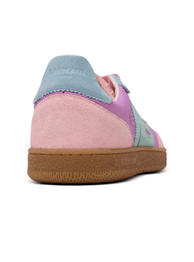 Balmain Swan suede and nylon trainers Balmain Swan suede and nylon trainers