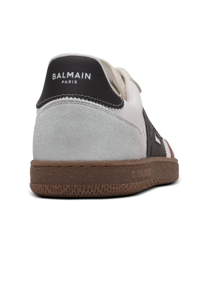 Balmain Swan suede and nylon trainers Balmain Swan suede and nylon trainers