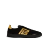 Balmain Swan suede and patent leather sneakers Balmain Swan suede and patent leather sneakers